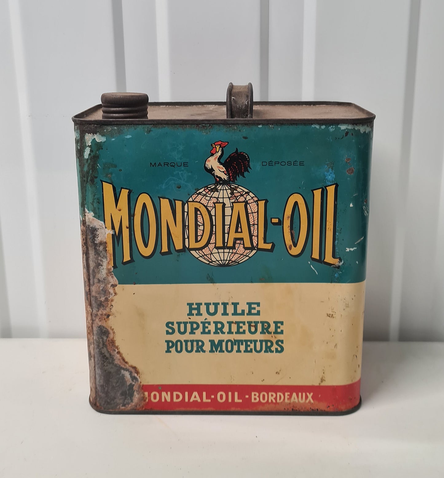 Bidon d'huile MONDIAL OIL