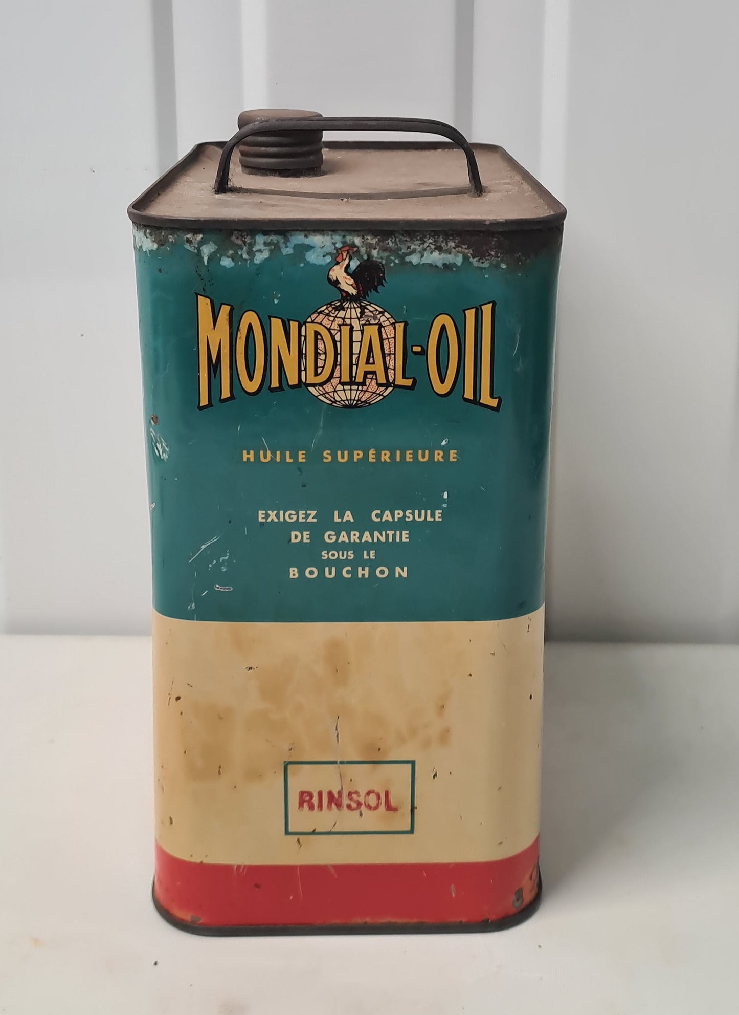 Bidon d'huile MONDIAL OIL