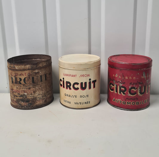 Lot de 3 pots de graisse CIRCUIT