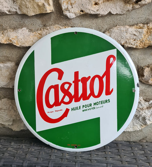 Plaque émaillée CASTROL