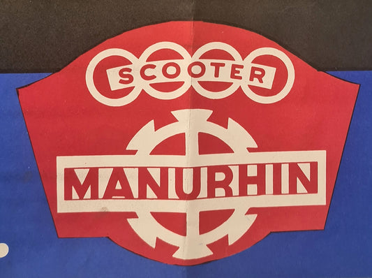 Affiche scooter MANHURIN