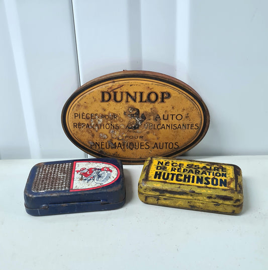 Lot 3 boites de réparations DUNLOP HUTCHINSON