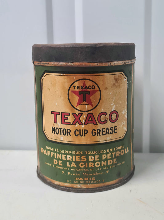 Pot de graisse TEXACO